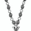 Necklaces | LOMBEX Lombex Exquisite 925 Silver Cross Pendant Necklace - Timeless Elegance For Her Or Him | Chrome Finish | Thoughtful Gift For Women And Men…