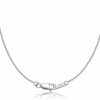 Necklaces | CIELTEAR Cieltear 925 Sterling Silver Chain Necklace For Women 0.8Mm Box Chain, Italian Necklace Chain, Super Strong & Thin & Long16/18/20/22/24 Inches