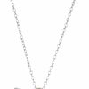 Necklaces | Amazon Collection Amazon Collection Sterling Silver Pendant Necklace Made With Crystal (18\")