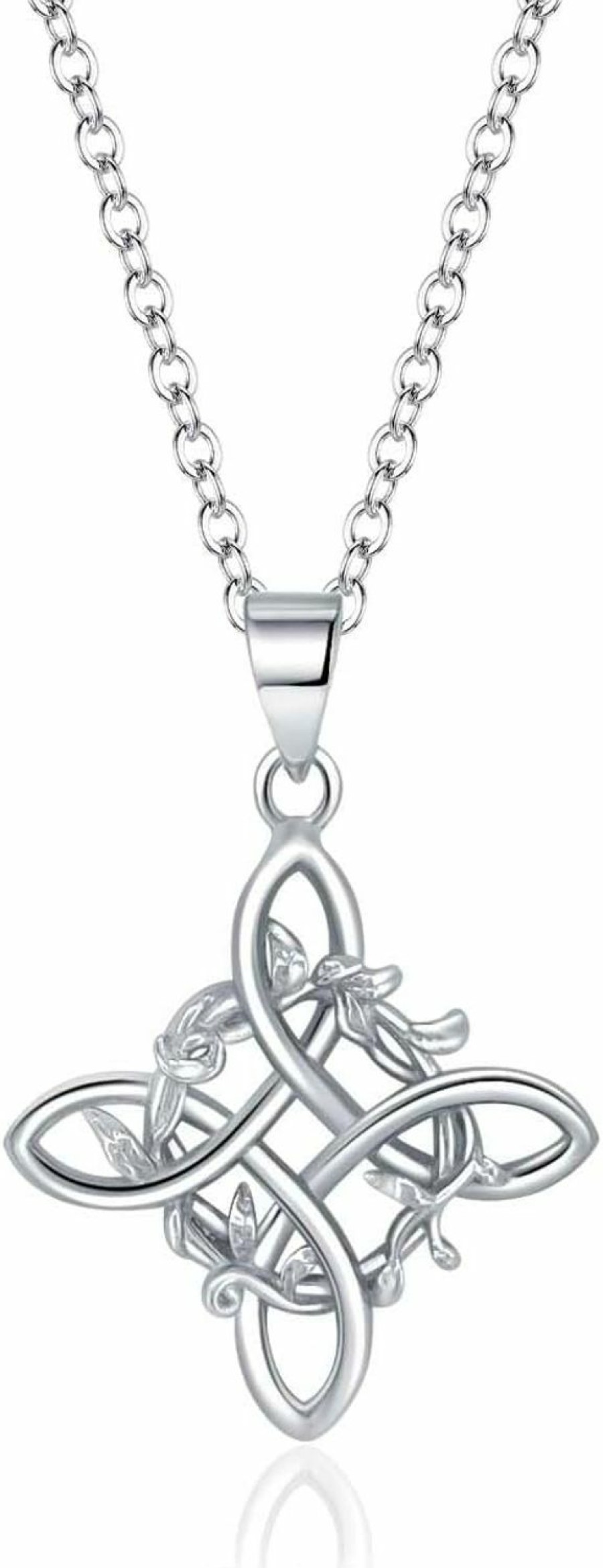 Necklaces | YMHOP Ymhop Witches Knot Necklace Nudo De Bruja Pendant Original Tetragrammaton Amuleto De Proteccion 925 Sterling Silver Wicca Moon Irish Celtic Jewelry For Women Girls A