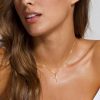 Necklaces | KICKGY Kickgy Cross Necklace For Women,Dainty Gold Necklace 14K Gold Plated Small Cross Pendant Choker Necklaces Simple Gold Cross Necklaces For Women Cute Aesthetic Necklaces Gold Jewelry For Women Girls