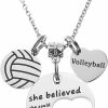 Necklaces | FYXYZ Fyxyz Volleyball Gifts Volleyball Pendant Necklace For Women Sport Necklace