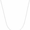 Necklaces | Amazon Essentials Amazon Essentials Sterling Silver 1.2Mm Box Chain (Previously Amazon Collection)