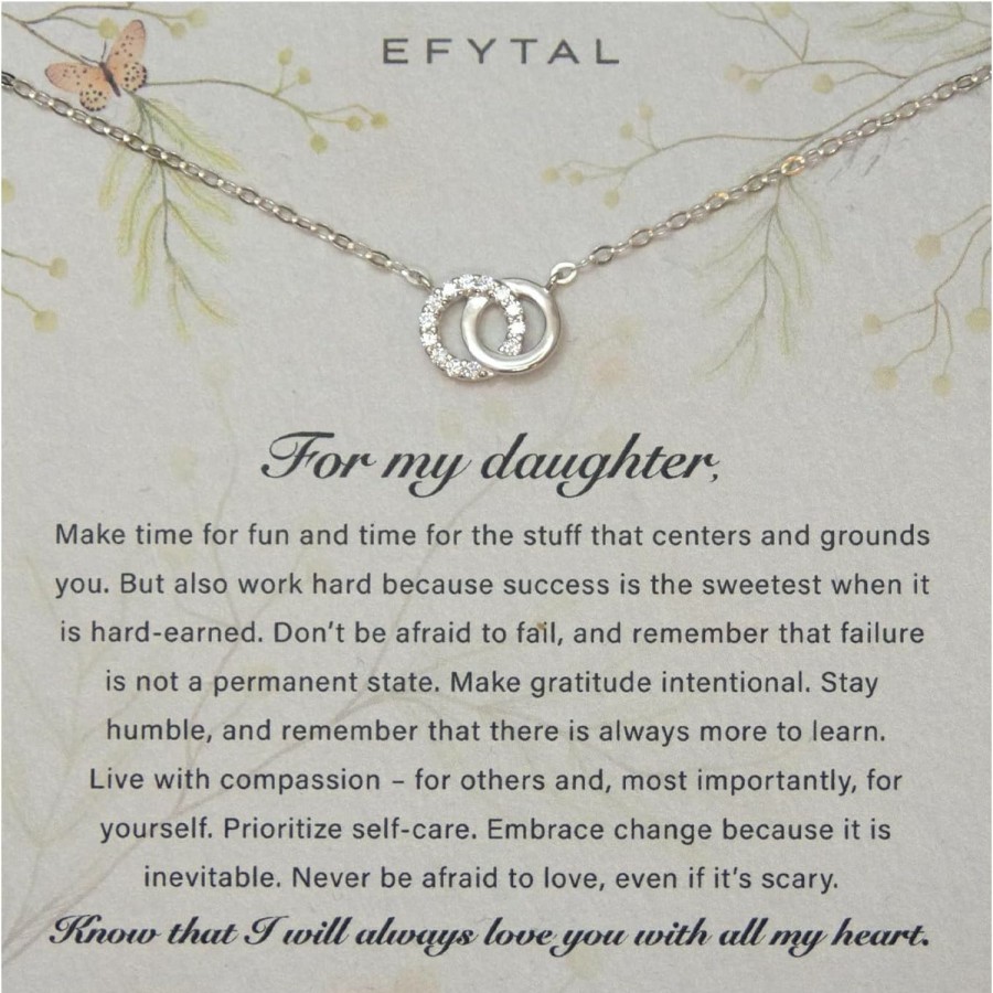 Necklaces | EFYTAL Efytal Mother'S Day Gifts For Mom From Daughter, Mother Daughter Necklace, Daughter Gifts From Mom, Mother Of The Bride Gifts