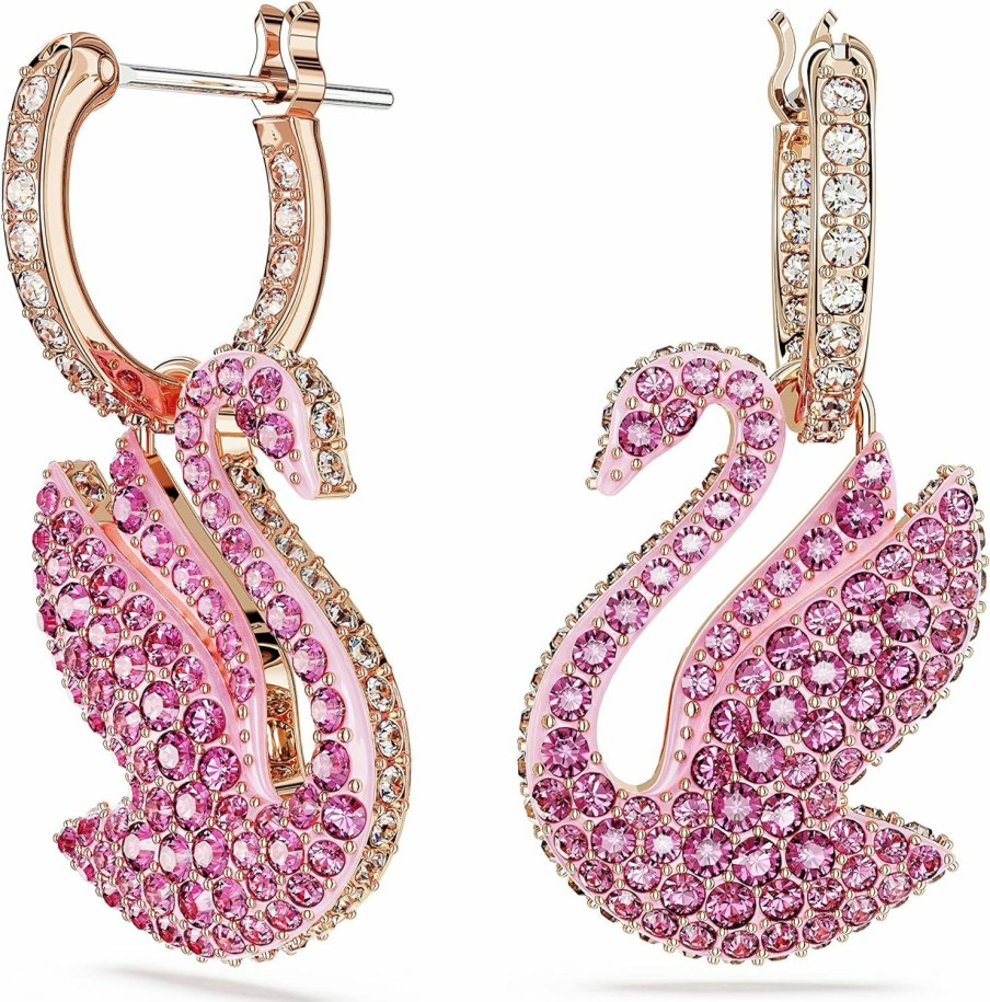 Necklaces | Amazon Swarovski Iconic Swan Crystal Necklace And Earrings Jewelry Collection