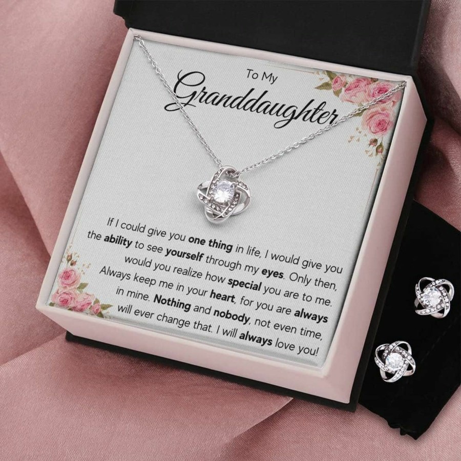 Necklaces | OC9 Gifts Granddaughter Necklace Gifts From Grandma Grandmother Or Grandpa Grandfather To My Granddaughter Graduation Birthday Pendant Jewelry With Message Card And Gift Box