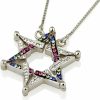 Necklaces | FJ FAITH JEWELRY BY YAIR Butterfly Star Of David Necklace, Reversible Necklace 925 Sterling Silver Pendant With Jewish Star Symbol, Israeli Made Hebrew Israelite,Jewish Jewelry, Kabbalah, Jewis