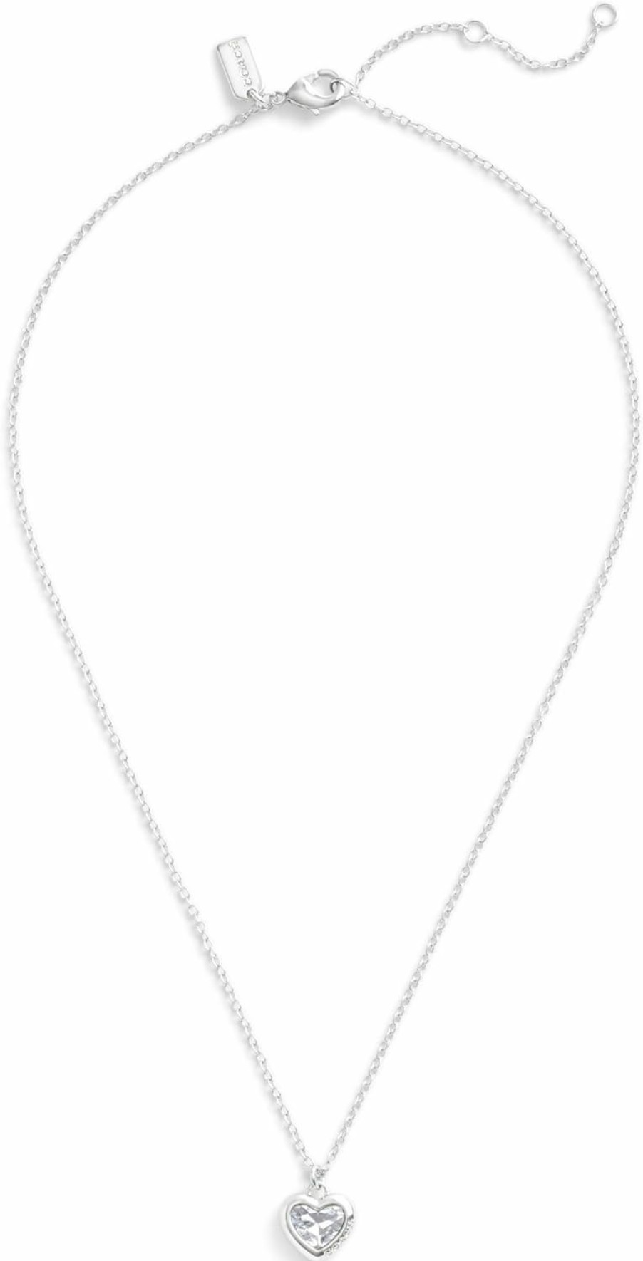 Necklaces | Amazon Coach Womens Stone Heart Pendant Necklace