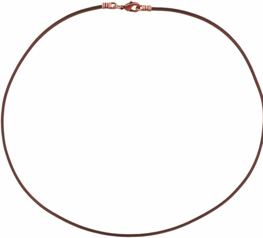 Necklaces | DragonWeave Dragonweave Antique Copper 1.8Mm Fine Brown Leather Cord Necklace