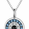 Necklaces | PEIMKO Peimko Evil Eye Pendant Necklace For Women 925 Sterling Silver Greek Protection Jewelry Amulet Gift For Girls Boys