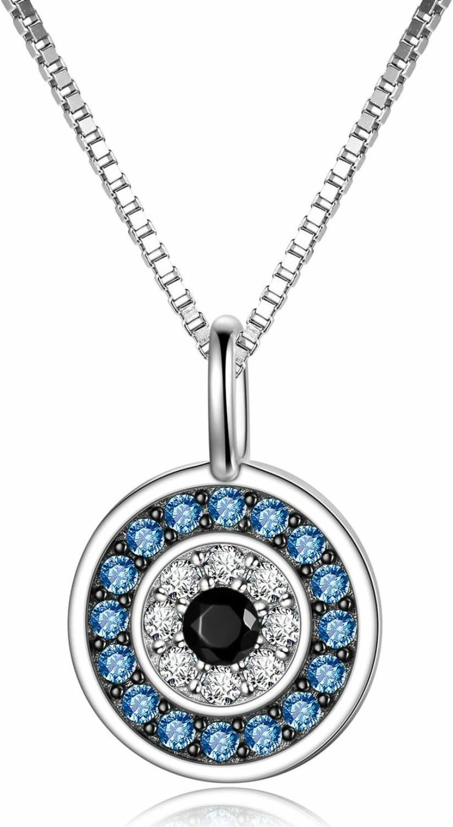 Necklaces | PEIMKO Peimko Evil Eye Pendant Necklace For Women 925 Sterling Silver Greek Protection Jewelry Amulet Gift For Girls Boys