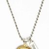 Necklaces | My Saint My Hero My Saint My Hero Benedictine Blessing Gold Rim Necklace - Divine Protection Benedictine Medal With 'Blessed' Tag, Prayer For Peace & Strength - Uni, Hand-Cast In Italy