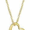 Necklaces | Altitude Boutique Altitude Boutique Open Heart Necklace For Women Floating Heart Necklace Hypoallergenic Simple Heart Necklace For Girls I Love You Necklace (Gold, Rose Gold, Silver)