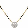 Necklaces | TARINIKA Tarinika Sterling Silver Forever Mangalsutra Chain Necklace With Charm Design(Gold-Plated) - Silver Chain Necklace For Women | Perfect For Casual Occasions | Indian Jewelry Sets For Women | 1 Year