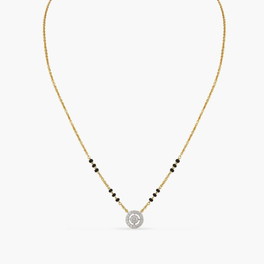 Necklaces | TARINIKA Tarinika Sterling Silver Forever Mangalsutra Chain Necklace With Charm Design(Gold-Plated) - Silver Chain Necklace For Women | Perfect For Casual Occasions | Indian Jewelry Sets For Women | 1 Year