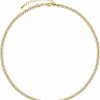 Necklaces | Badu Gold Bead Necklace For Women,14K Gold Beaded Ball Necklaces 4Mm