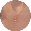 Necklaces | HANLI Hanli Cross Necklace For Women, Gold Cross Necklace 14K Gold Plated Dainty Tiny Cross Pendant Necklace Simple Small Cross Necklace Everyday Gifts For Girls