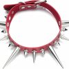 Necklaces | FNQUFUJ Fnqufuj Goth Necklaces Long Spiked Choker Punk Rock Collar Halloween Costume Jewelry Gothic Accessories