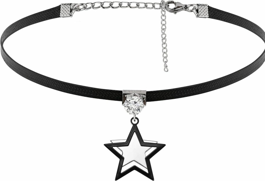 Necklaces | Sacina Sacina Gothic Boho Star Sun Moon Choker Necklace, Black Choker, Black Necklaces For Women, Gothic Necklace, Goth Choker,Vintage Necklace, Christmas New Year Jewelry Gift For Women