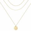 Necklaces | Ava Riley Ava Riley Dainty Gold Necklace For Women - Layered Choker Statement Necklaces For Women Trendy - 14K Gold Silver Long Necklace Jewelry Set