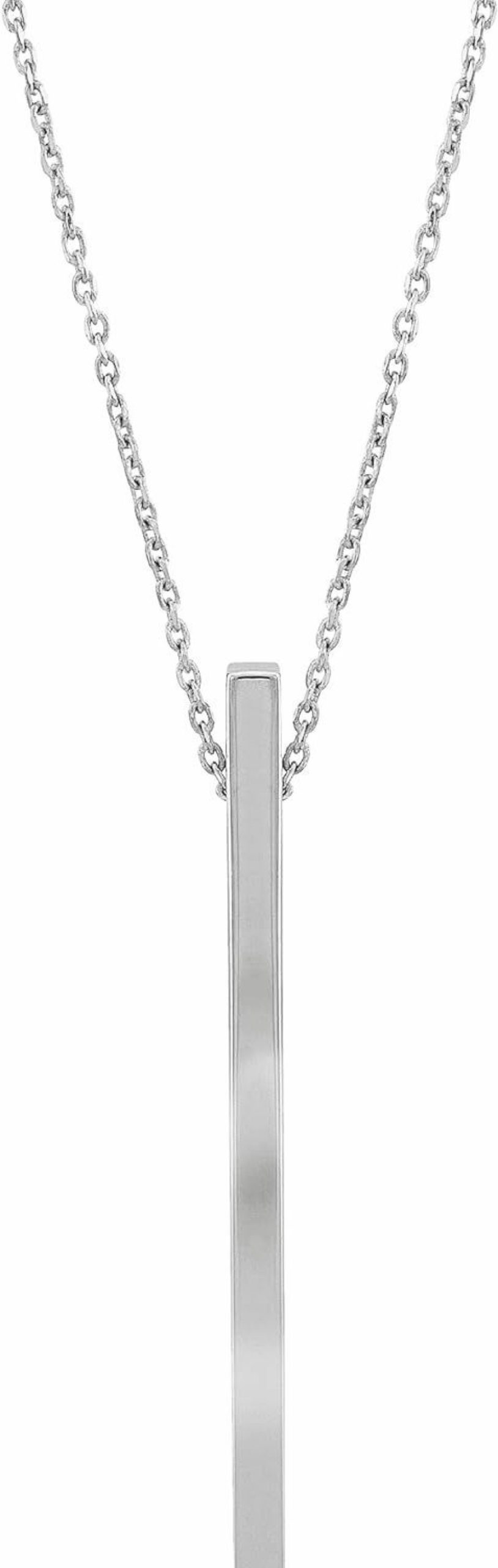 Necklaces | Silpada Silpada 'Minimalist' Vertical Bar Pendant In Sterling Silver