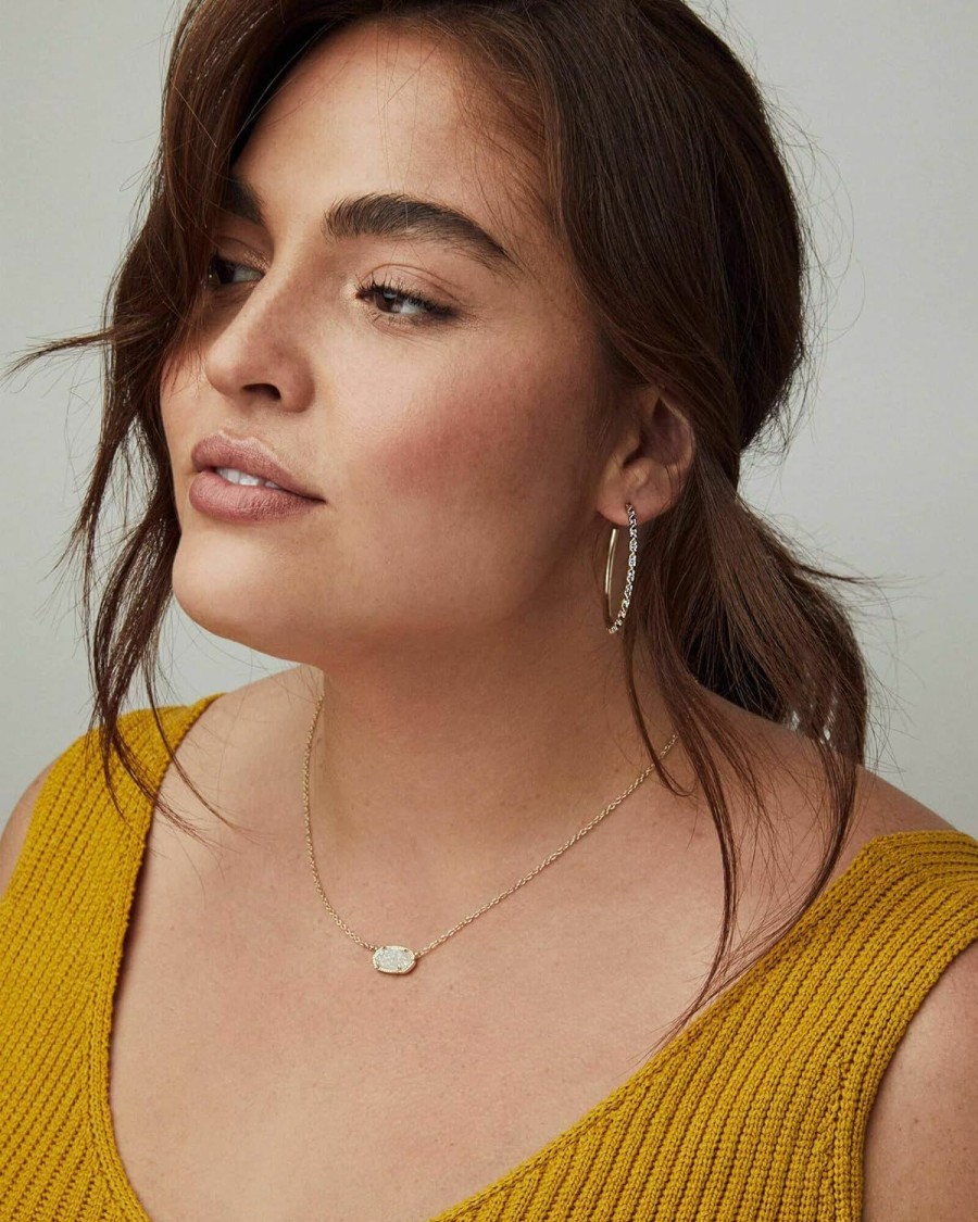 Necklaces | Kendra Scott Kendra Scott Elisa Pendant Necklace For Women, Fashion Jewelry, 14K Gold-Plated