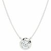 Necklaces | Carbon Atelier Igi Certified 1/4 To 2 Carat Brilliant Cut Lab Grown Diamond Round Solitaire Pendant Necklace For Women I 14K Gold Necklace (G-H, Vs1-Vs2, Cttw) I 18 Inch Long Chain I Lobster Claw