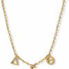 Necklaces | Sorority Shop Sorority Shop Delta Sigma Theta Necklace — Dst Name Necklace, 18K Gold Plated Sorority Gifts Necklace, Long-Lasting Delta Sigma Theta Gifts For Women