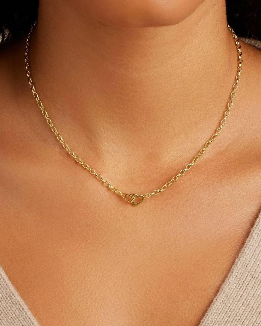 Necklaces | gorjana Gorjana Women'S Parker Heart Mini Necklace