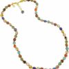 Necklaces | Glass Of Venice Glass Of Venice Murano Glass Necklace Longer Length - Italian Multicolor Sommerso Sparkling Beads Handmade Blown Glass - Murano Glass Necklaces For Women