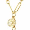 Necklaces | HETICA Hetica Chunky Gold Necklace For Women, Heart Pendants Necklace Sun Flower Necklace Fashion Hip Hop Choker Gift