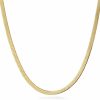 Necklaces | Ana Luisa Ana Luisa Chain Necklace - 14K Gold Plated Link Chain Necklace - Versatile, Easy-To-Layer, Hypoallergenic, Water-Resistant & Tarnish-Free Necklace - 14K Gold Necklace - Adjustable Chain Length