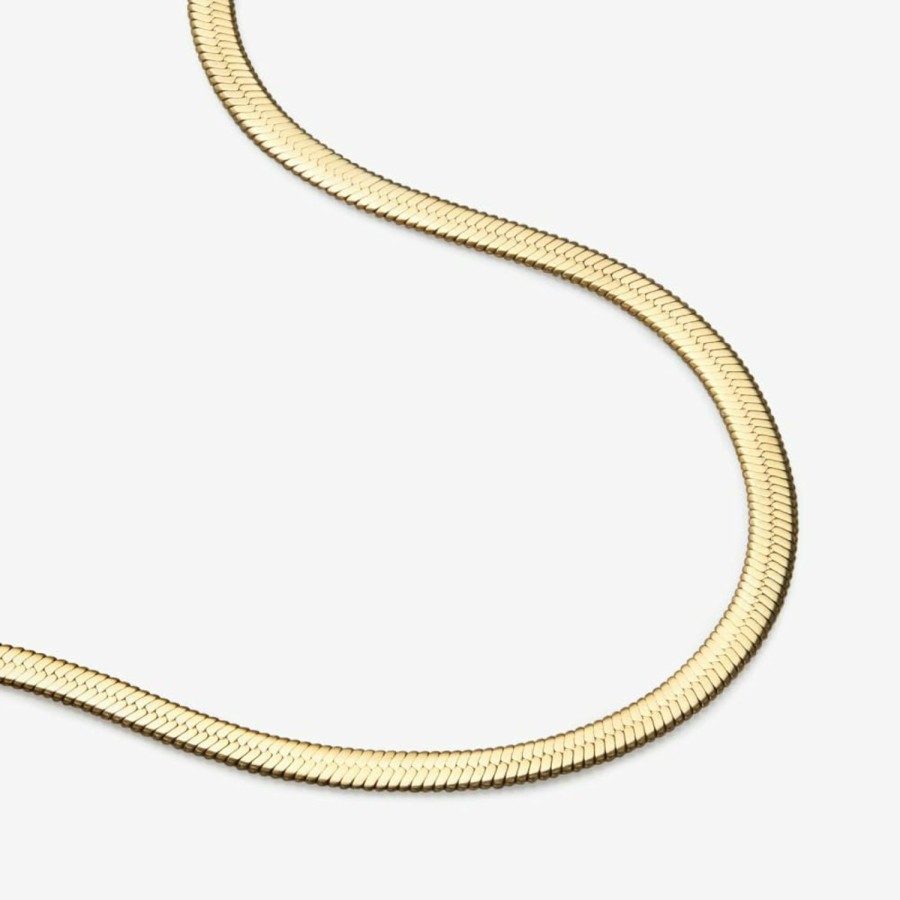 Necklaces | Ana Luisa Ana Luisa Chain Necklace - 14K Gold Plated Link Chain Necklace - Versatile, Easy-To-Layer, Hypoallergenic, Water-Resistant & Tarnish-Free Necklace - 14K Gold Necklace - Adjustable Chain Length