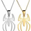 Necklaces | RZCXBS Rzcxbs Spider Pendant Necklace Stainless Steel Lightweight Spider Charm Jewelry For Women Men