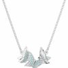 Necklaces | SWAROVSKI Swarovski Lilia Butterfly Necklace, Earrings, And Bracelet Crystal Jewelry Collection, Blue Crystals In A Rhodium Tone Finished Setting