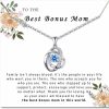 Necklaces | Sereney Sereney Mothers Day Gifts Sterling Silver Mom Necklace, Birthday Gifts For Mom From Son, Mother Daughter Necklace As Gifts For Mom, Mother Son Necklace For Mother,Bonus Mom Necklace As Step Mom Gift