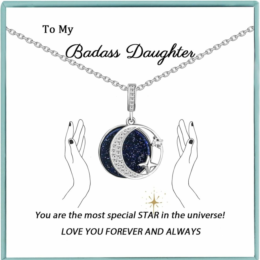 Necklaces | Sereney Sereney Daughter Necklace As Mothers Day Gifts For Daughter From Mom Dad, Mother Daughter Necklace As Brithday Graduations Gift For Daughter,To My Daughter Necklace As Daughter Father Gifts From Dad