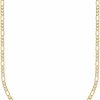 Necklaces | PORI JEWELERS Pori Jewelers 14K Gold 2.0Mm Figaro/3+1 Link Chain Necklace- Made In Italy -