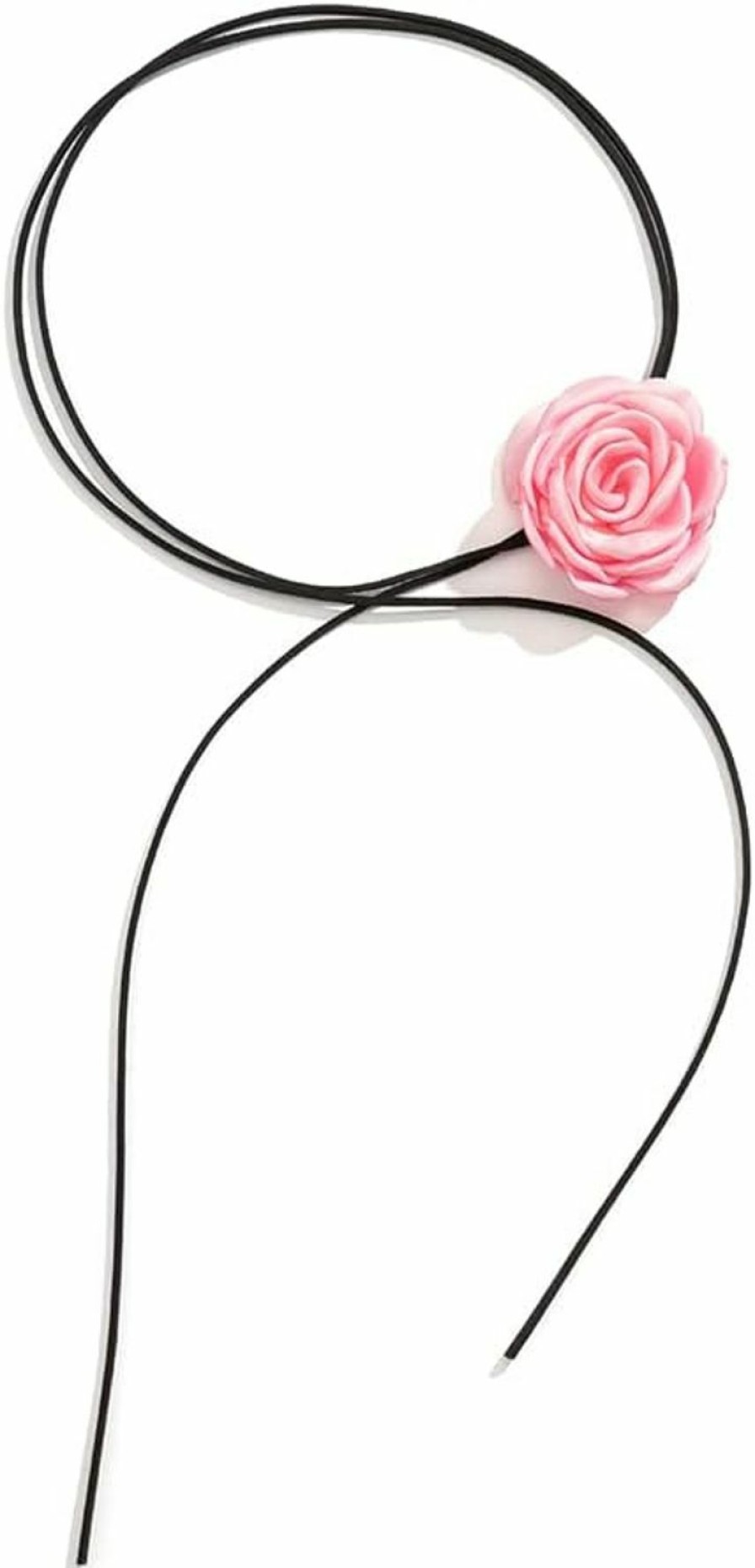 Necklaces | YURAOER Yuraoer Flower Choker Necklace For Women Girls - Adjustable Lace-Up Design Handmade Velvet Floral Choker Necklace, Elegant Summer Necklace For Weddings, Parties, And Holiday