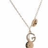 Necklaces | GUESS Guess Womens \"Basic\" Gold Pave G Linear Y-Shaped Necklace, 16\" + 2\" Extender