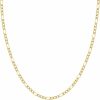 Necklaces | PORI JEWELERS Pori Jewelers 10K Yellow Gold 3Mm Figaro 3+1 Link Chain Necklace - Size 14"-30"