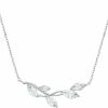 Necklaces | SWEETV Sweetv Dainty Simple Pendant Necklace For Women, Cubic Zirconia Leaf Vine Wedding Necklace For Bride Bridesmaid