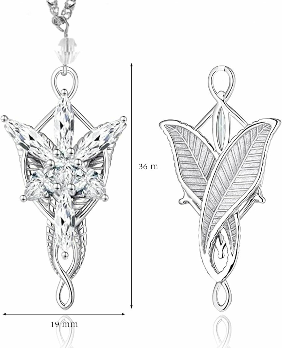 Necklaces | MagiDeal Magideal The Lord Of The Rings Lady Arwen Evenstar Inspired Collectible Plated Pendant With 20-Inch Chain Necklace