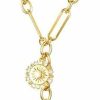 Necklaces | YALASOBA Yalasoba Sun Love Heart Pendant Choker Necklace For Women And Gils,18K Gold Plated Multi Pendants Chunky Chain Hip Hop Neutral Jewelry