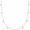 Necklaces | Silpada Silpada 'Silver Lace' Adjustable Station Necklace In Sterling Silver, 18\"