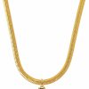 Necklaces | GOGOEY Gogoey 18K Gold Filled Vintage Choker Necklaces For Women Waterproof Gold Choker Necklace Anti Tarnish Gemstone Zircon Rectangle Pendant Necklace