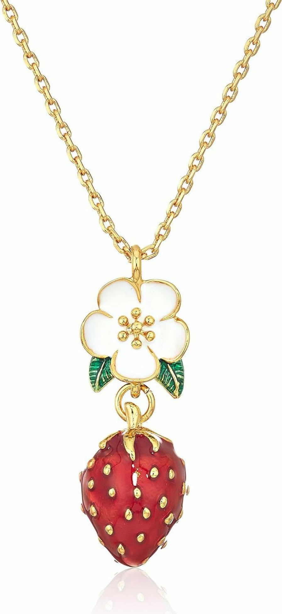 Necklaces | Kate Spade New York Kate Spade New York \"Strawberry Mini Pendant Picnic Perfect Strawberry Mini Multi Pendant Necklaces