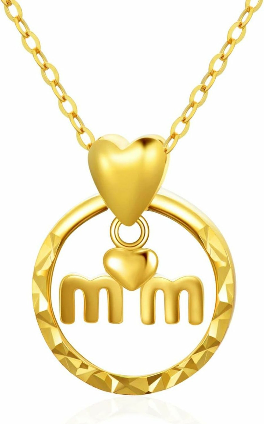 Necklaces | BEBEWO Bebewo 10K 14K 18K Real Gold Mother And Daughter Necklace For Women, Mother Son Necklace 14K Gold, Birthday Mother'S Day Jewelry Gift For Grandmother Mom Wife (Love Mom, 18K Gold)