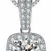 Necklaces | TFT Tft Women Necklaces Womens For Moissanite Sterling Silver Necklace Jewelry