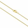 Necklaces | BEBEWO 10K 14K 18K Real Gold Thin Gold Chain Necklace For Women, Classic Thin Cable Chain Necklace 1Mm, 1.2Mm, 1.35Mm, 1.6Mm, 1.75Mm Durable Strong Solid 14K Gold Chain Necklace Women